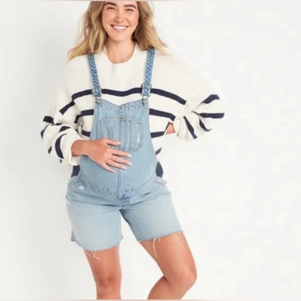Old Navy Maternity Overall Shorts